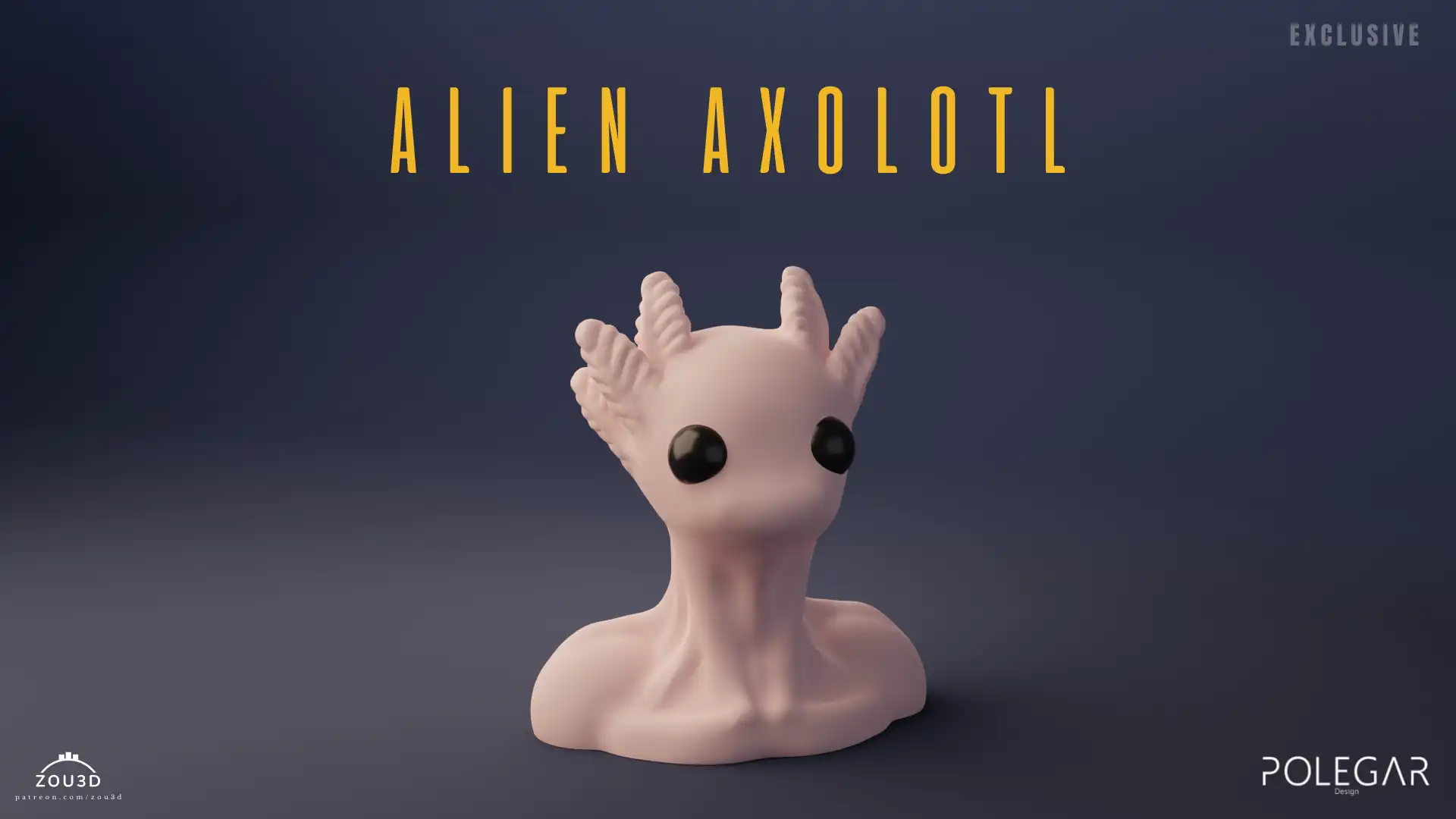 8_Bust_Alien_Axolotl_Sculpture_1